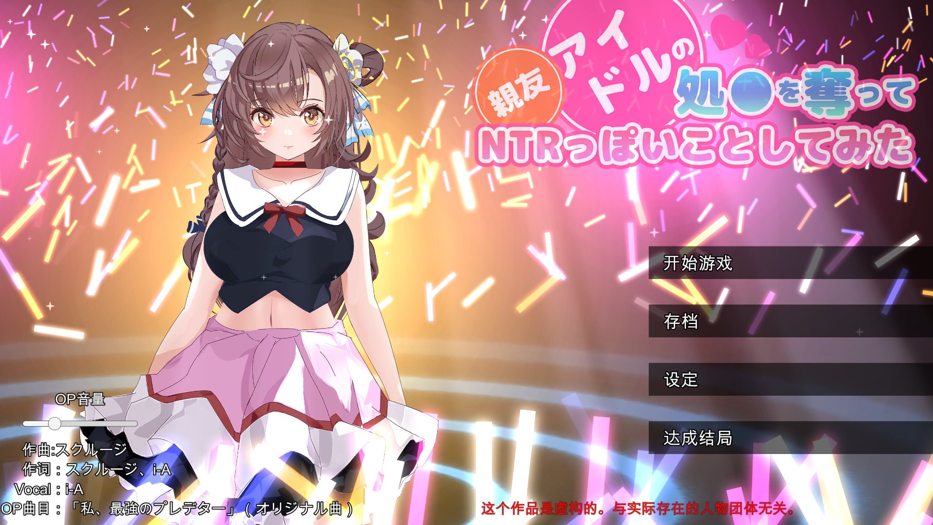 [SLG/机翻/动态/PC]親友アイドルの処を奪ってNTRっぽいことしてみた[1.14g]