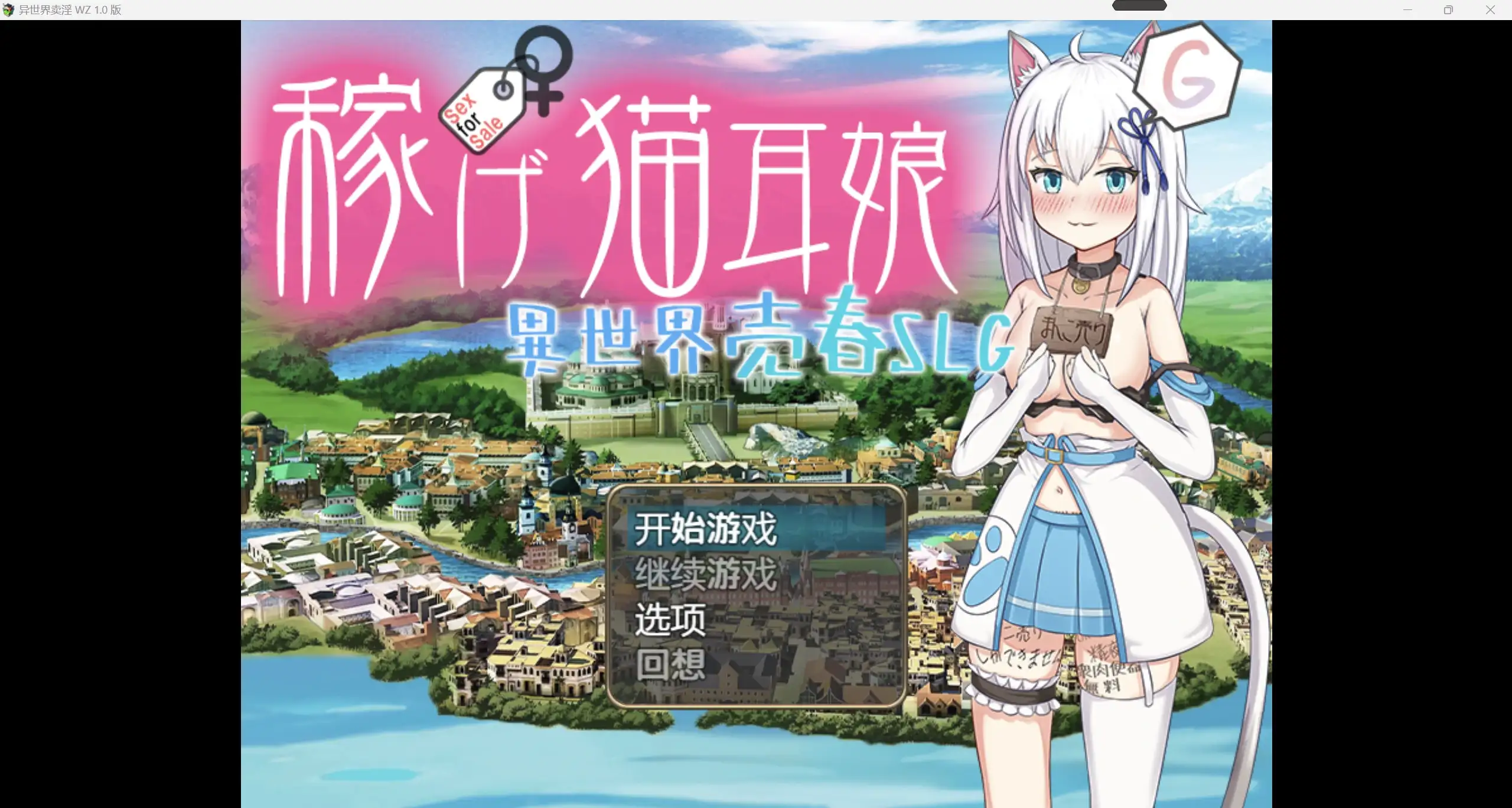 日系RPG/AIGPT汉化/2D赚钱猫耳少女异世界卖淫 WZ 1.0版PC+安卓/3.6g