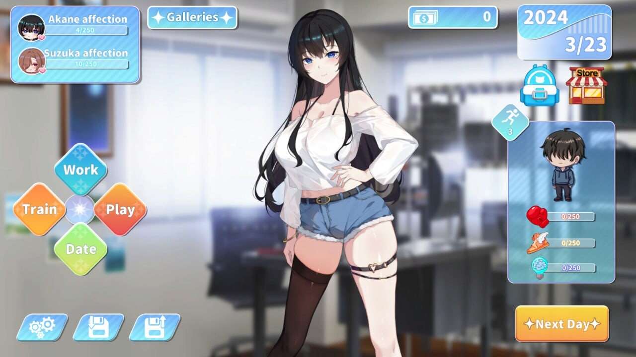 [大型SLG/互动养成/动态] 小姐别耽误我上分 v1.1.30 官中步兵版
