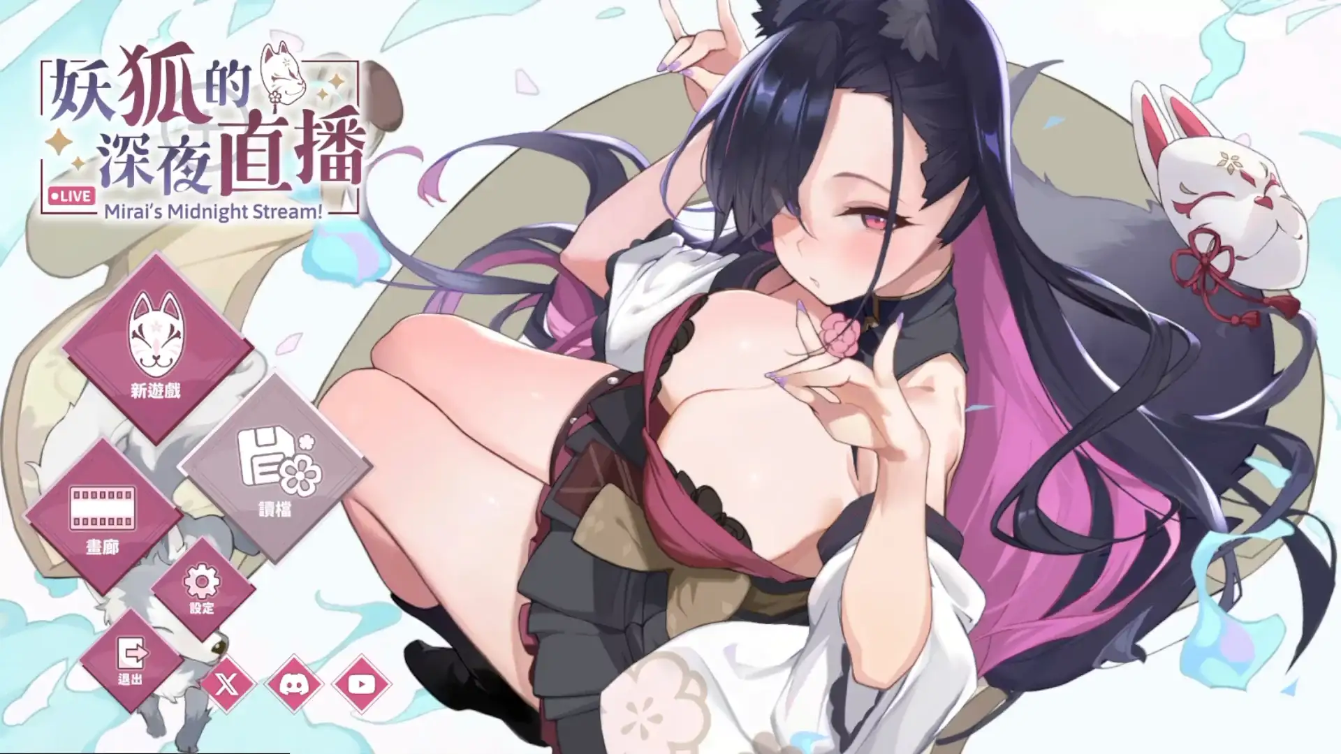 更新[沙盒SLG/互动养成/全动态] 妖狐的深夜直播 V2025.08.27 官方中文步兵版 正式版 画集+存档