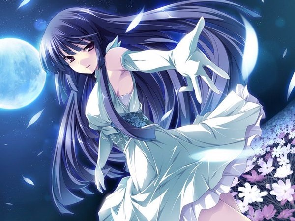 花与少女的祝福