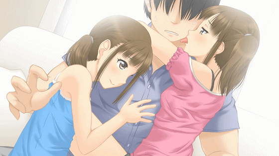 【3D互动/全动态】亲戚家双胞胎少女逆推！被发现人生就完蛋的强制播种+动画版【1.8G】