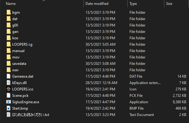 [PC/ADV/全年龄/生肉][KEY] LOOPERS [本體+CG包][.7Z 1.62G]