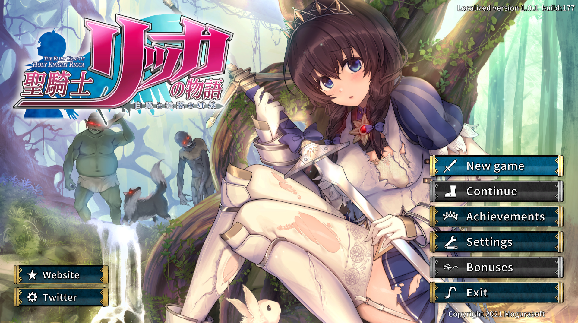 [Unity3D/橫捲戰鬥/RPG/EN]The Fairy Tale of Holy Knight Ricca Two Winged Sisters Ver.1.0.1[PC/OD/4G]