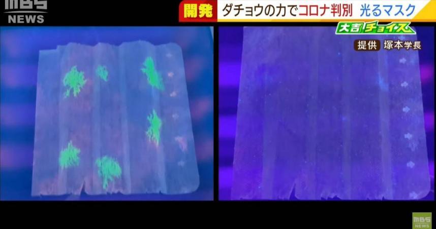 日本新型「偵測口罩」新冠病毒一照就亮 研發者親自試用…驚自己染疫了
