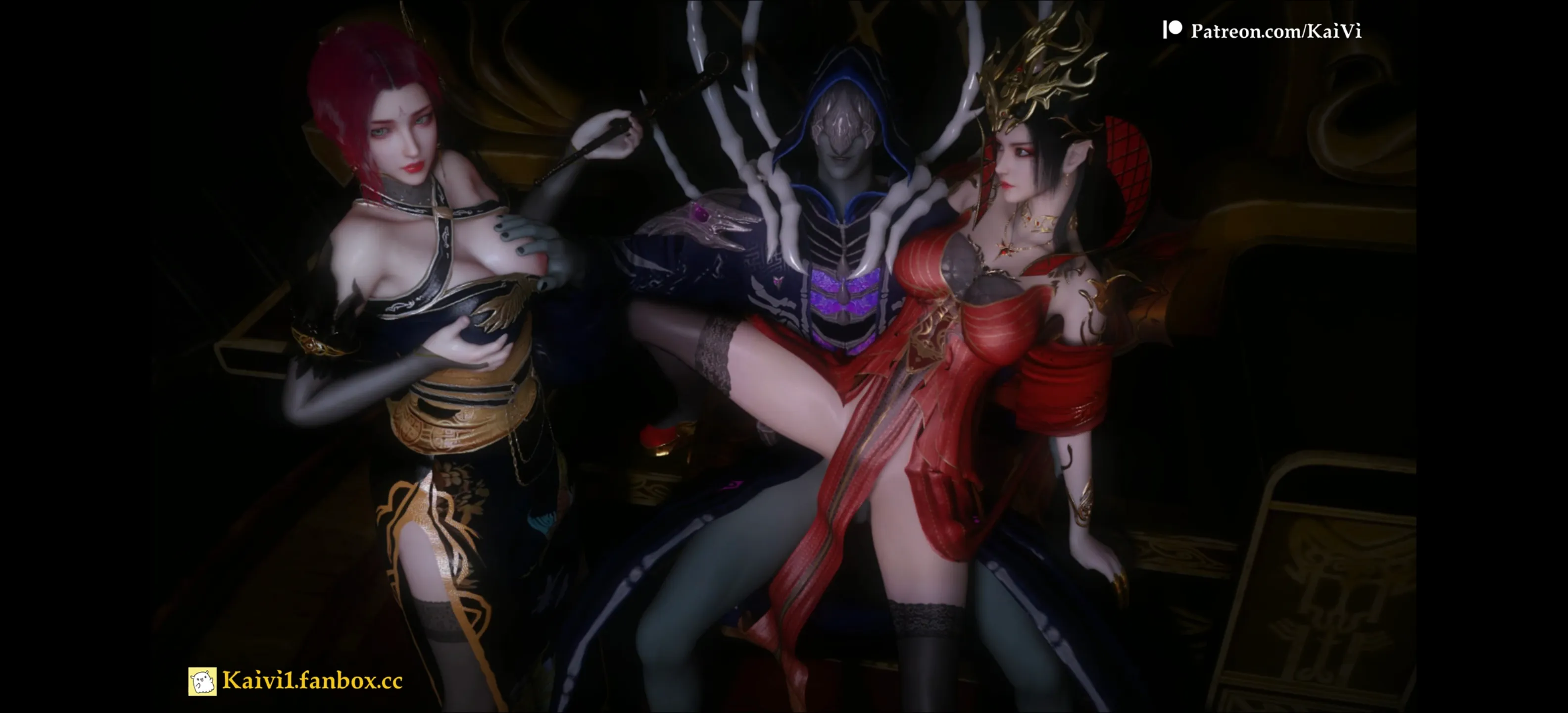 【VAM 】【kivai】美杜莎ntr2 【中配】