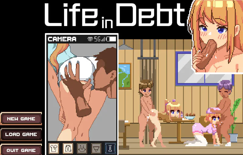 Pi6月新作【沙盒SLG/像素全动态】负债生活/借金生活（Life In Debt）机翻版