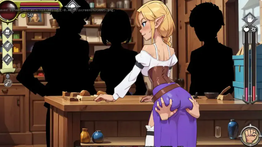 【互动SLG/动态/触摸/汉化】NPC故事:店主0.43 AI汉化版 安卓+PC