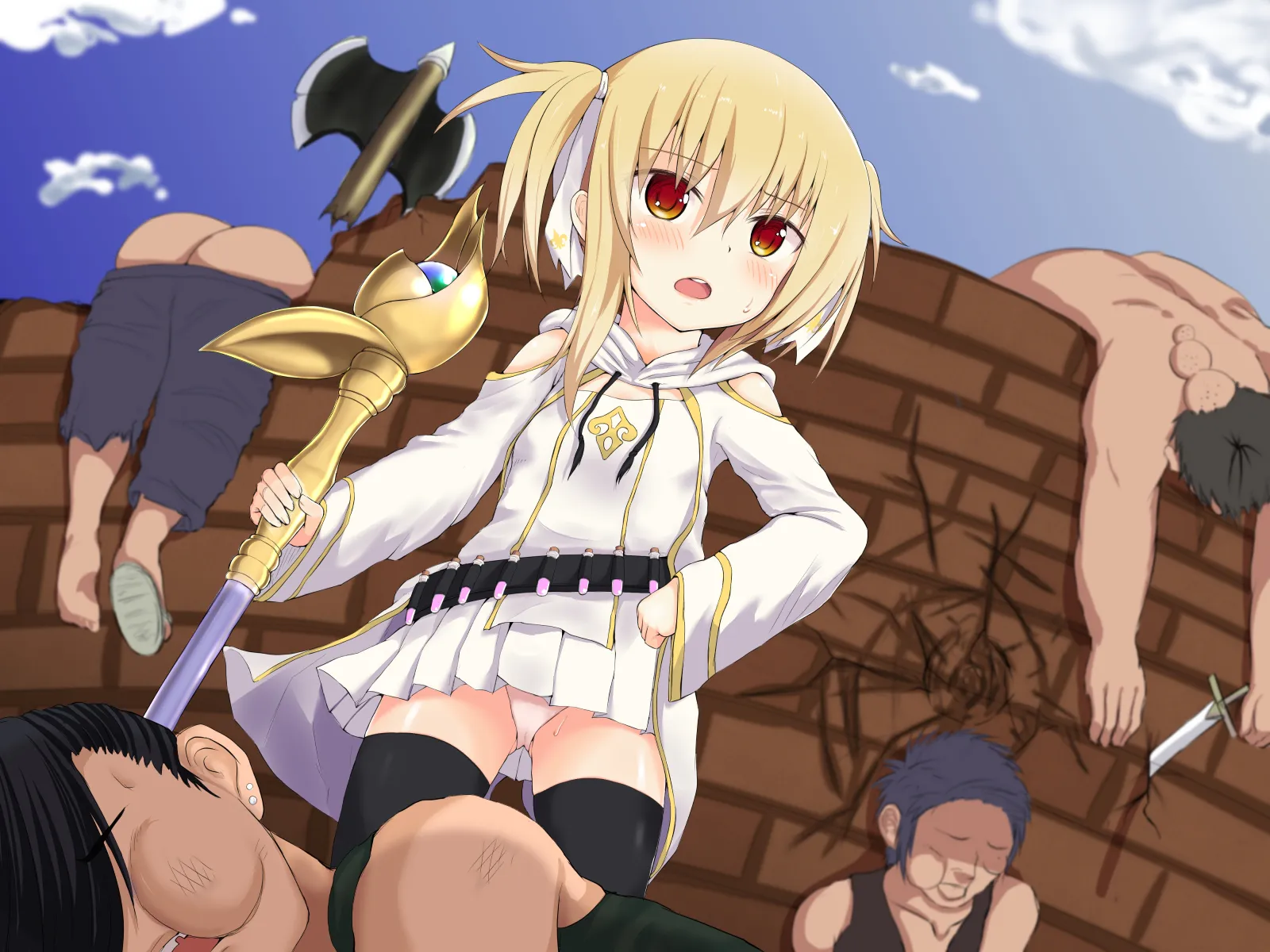 (同人CG集) 魔法少女アイリ-生意気泥棒娘にお仕置き