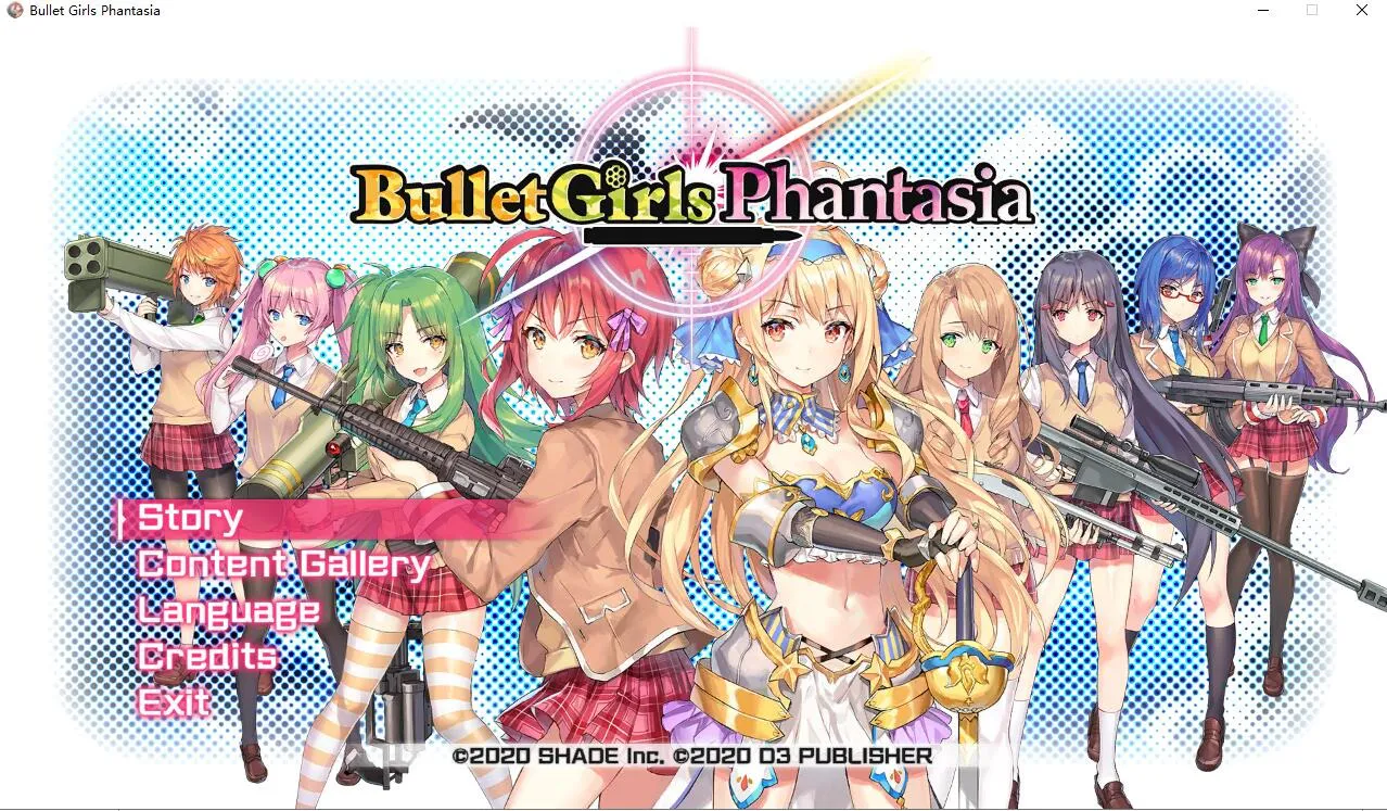 A9325[大作ACT/中文/全动态]枪弹少女幻想曲STEAM官中破解版+付社保补丁[8.5G]