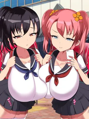 爆乳ロリガキ姉妹を大人チンポでわからせる