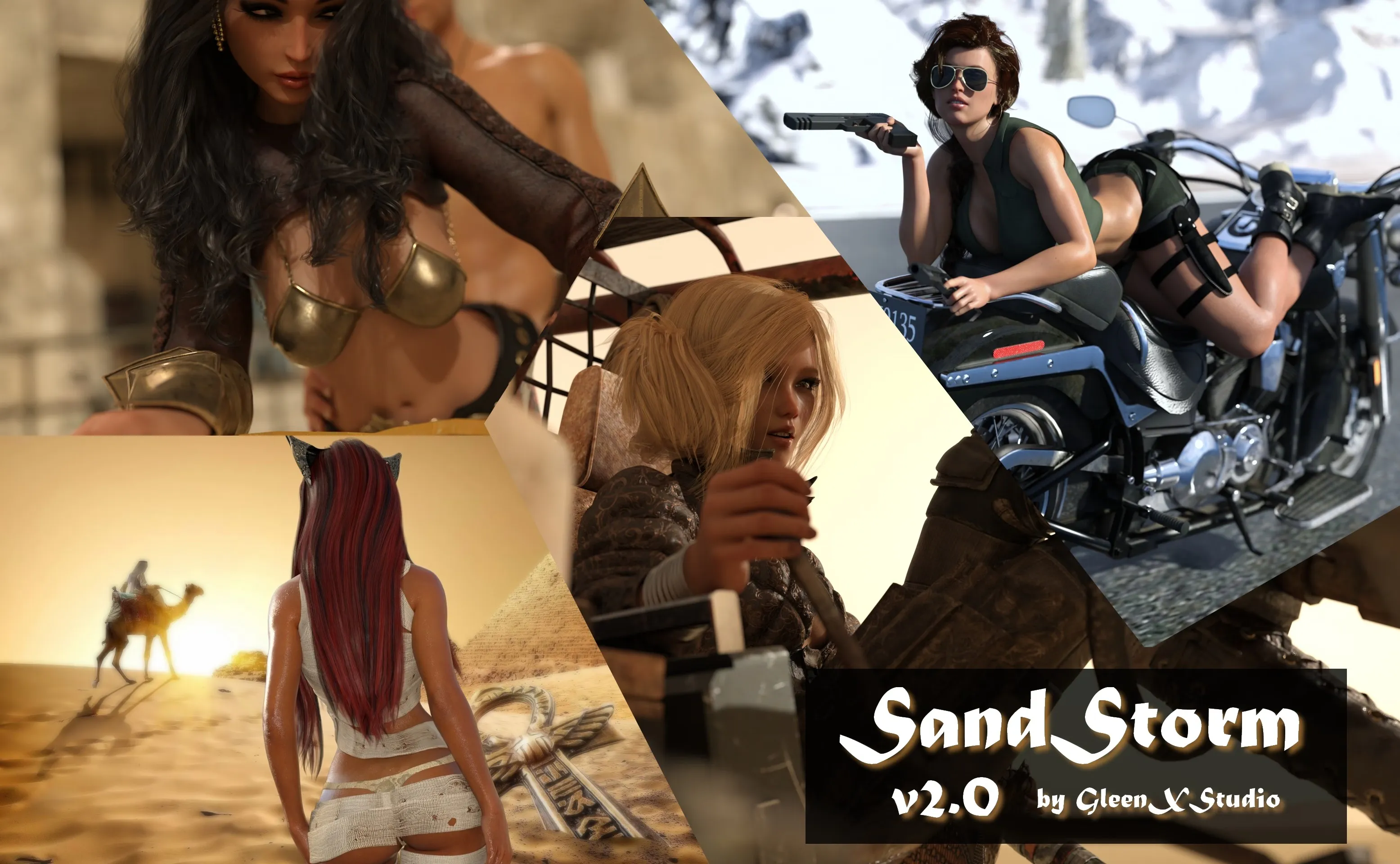 [欧美SLG/冒险/怪物娘]沙尘暴 SandStorm ver2.02 汉化完结版[PC+安卓/4.33G/迅雷/度盘]