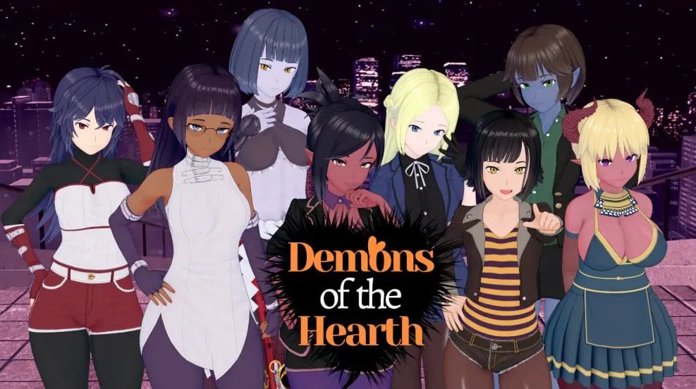 【日系SLG/安卓/后宫】壁炉恶魔 Demons of the Hearth v0.9 P3 AI汉化版【4.9G】