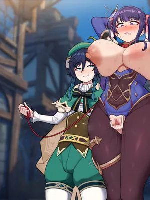 Venti, Raiden (原神) [中国翻訳]|Venti, Raiden (原神) [中国翻訳]