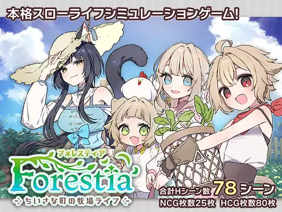 [SLG汉化PC]森林物语～小小城镇的牧场生活 フォレスティア～ちいさな町の牧場ライフ  v1.4.0 [FM/BD 800M]