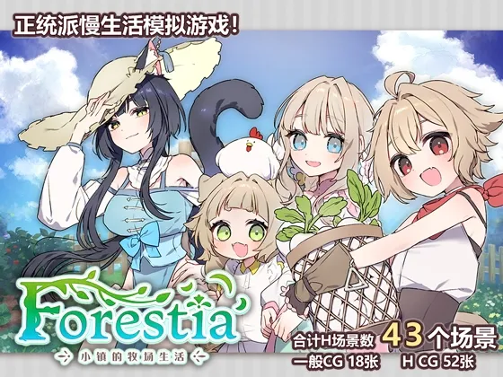 【安卓mt/PC】更新[爆款SLG/兽娘/后宫] Forestia～小镇的牧场物语生活～（フォレスティア～ちいさな町の牧場ライフ～）v1.4.1 官方中文+DLC+存档 【1.2G】