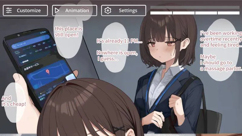 更新[爆款SLG/触摸/Live2D/动态] 进入可疑按摩店的新员工v2.0 官方中文版 【安卓/PC-235M】