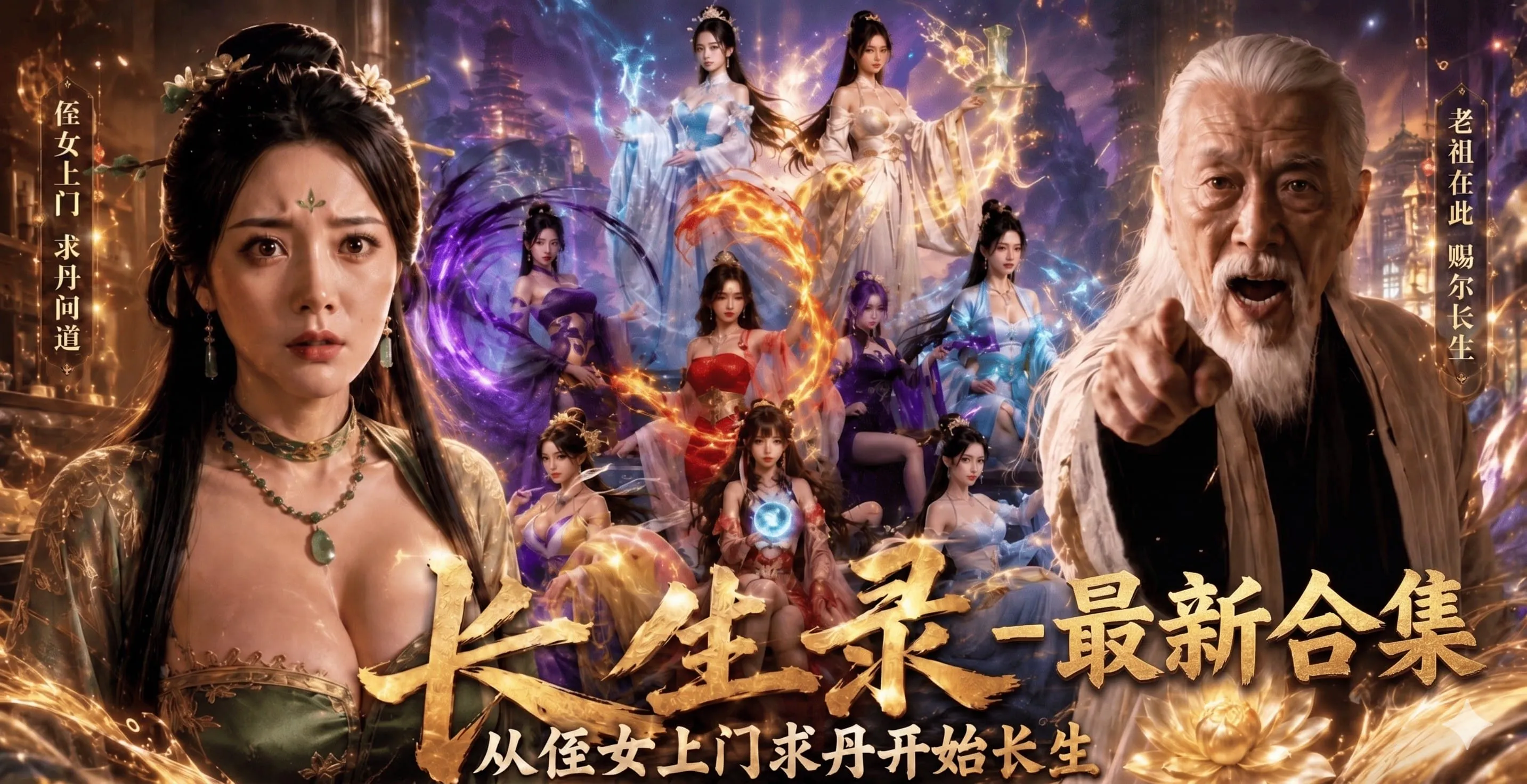 [整理][Ai短剧]长生录[成人版1-21集][正版1-100集][百度云][16.21G]