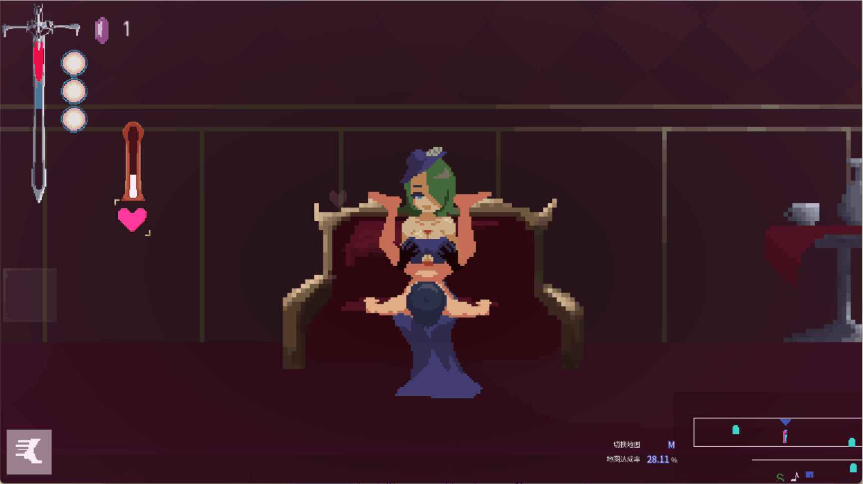 梦魔v1.0.5【PC/日系ACT/探索/冒险/战斗/反向/魔物/地下城/黑暗/像素/点阵/高傲/动态/官方中文】