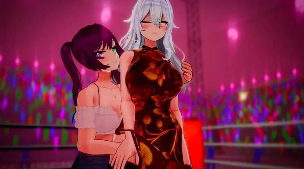 【ACT/3D格斗】女同格斗 百合对决 va0.5e 官方中文版[PC+安卓盖世]