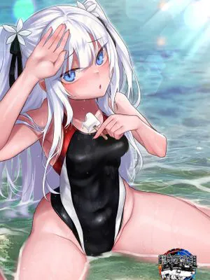 競泳水着澪ちゃん&澪ちゃん日焼け跡水着 [Chinese]