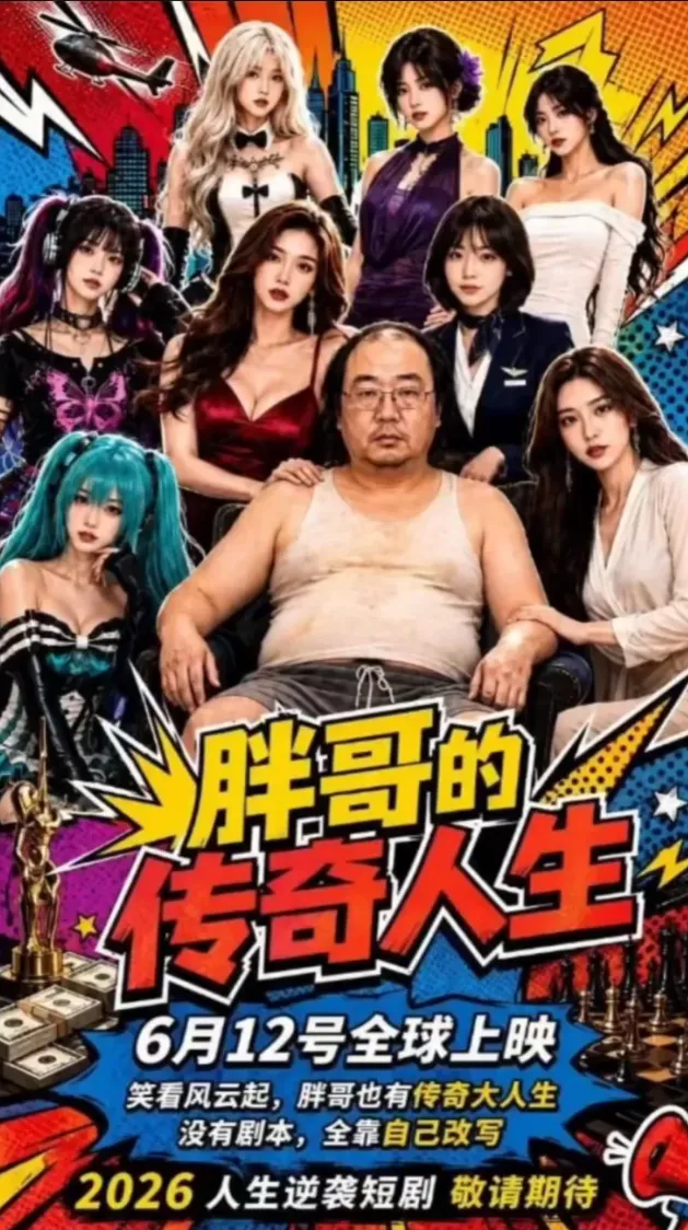 ai短剧/后宫 胖爷的传奇人生 一+二季+番外合集 度雷夸u