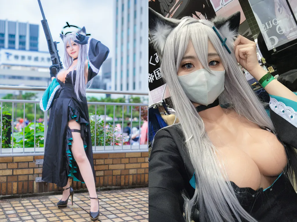桜川雅 - Shiroko Terror cosplay