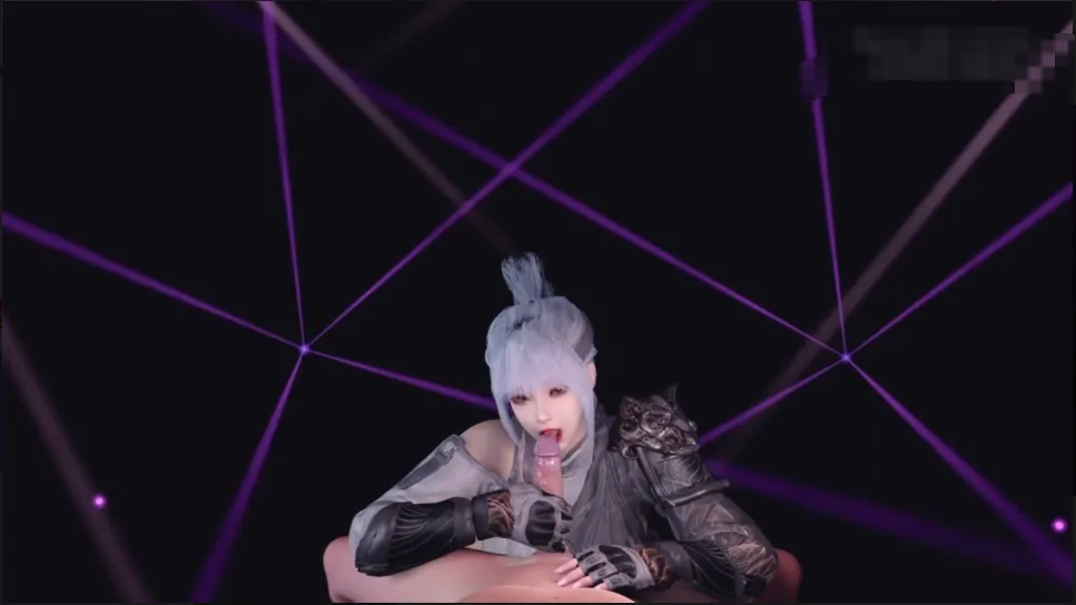 【3D动漫】【CF70】【VAM】巨乳骚鸡水墨云图口交P3【566.6MB】