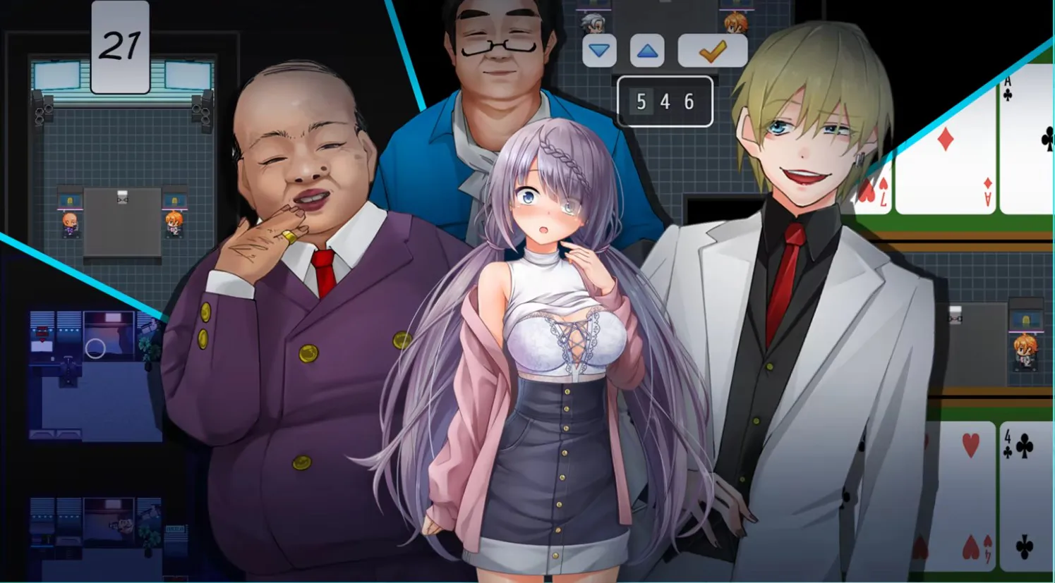 【绿色RPG/中文】密室游戏决斗~今天谁会买走我的女友~ 官中步兵版【新作/1.75G】