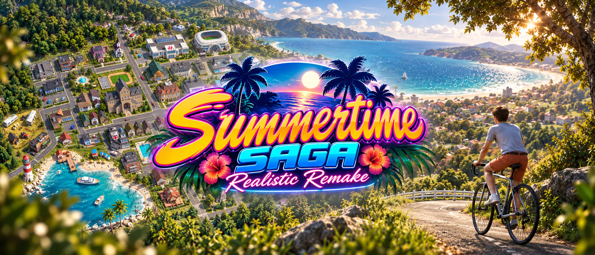 【欧美SLG/巨乳/熟女】夏日传说：写实重制版 Summertime Saga: Realistic Remake v21.0.0-RB.1 AI汉化版【PC+安卓/343M/迅雷/度盘】