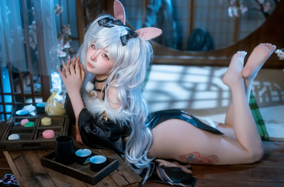 人形小猫 - 碧蓝航线 拉菲II 兔兔城主 cosplay