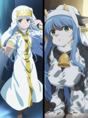 茵蒂克丝乳牛化【AI Generated】(魔法禁书目录)