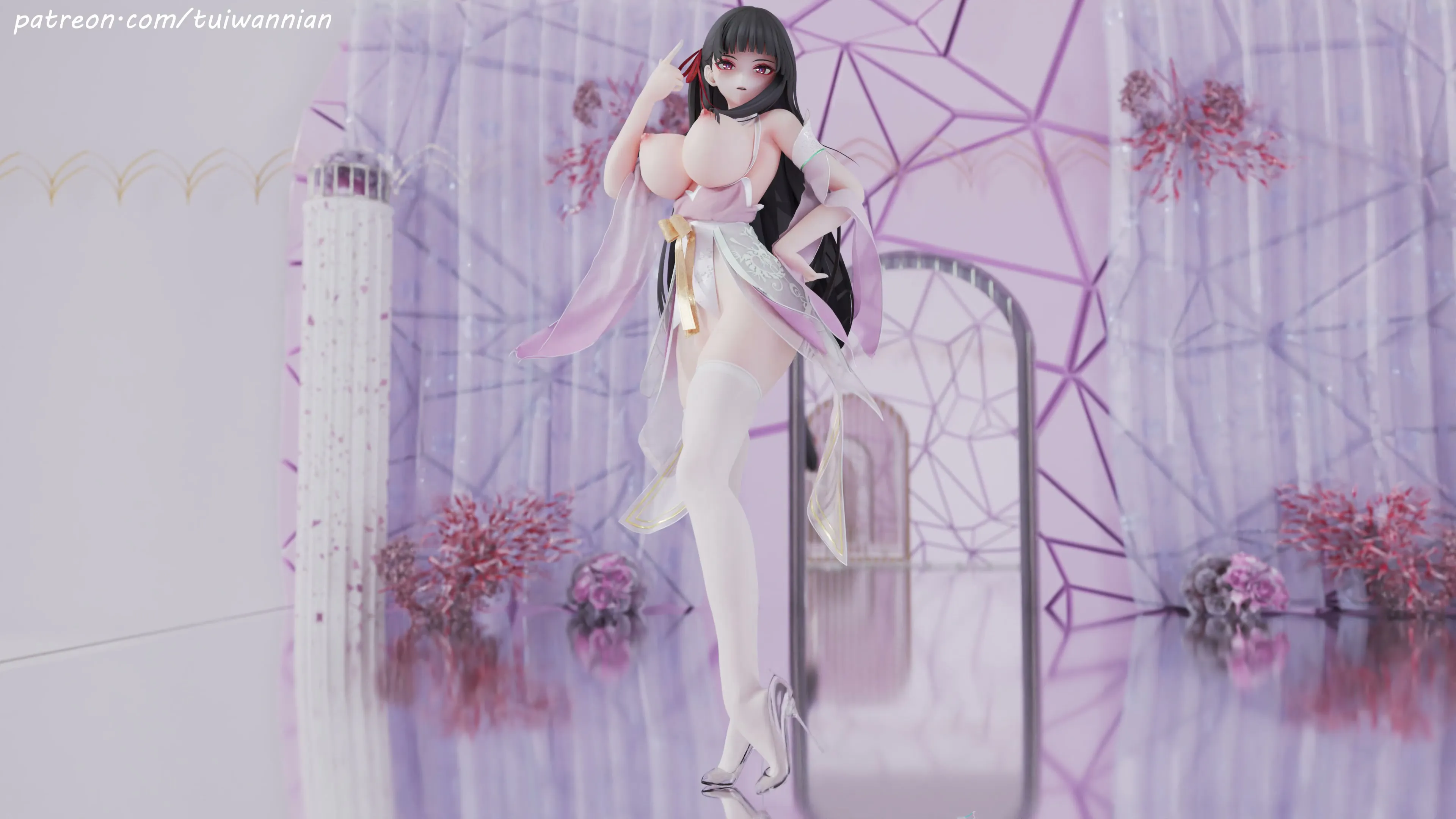 【MMD/纯舞】【腿玩年】bl专属86期 鸣潮|千咲【1V/1.13G】