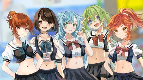 【生肉ADV】[260427][お人形で遊ぼう製作委員会] へそ出し少女クリップD1(有料版) [RJ01616532]