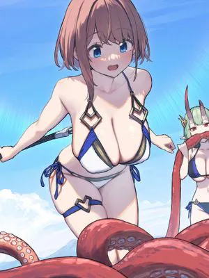 被章鱼怪触手无情侵犯的一夜酱（原创系触手H）