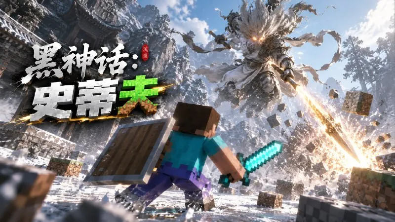 标题:【游戏mod】《黑神话:悟空》史蒂夫变身Mod v0.11