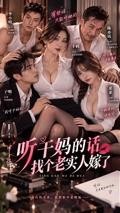 [度夸雷]AI短剧《听干妈的话找个老实人嫁了》EP1-3，儿子干了妈妈，爸爸干了儿子女朋友【387mb】【15分14】
